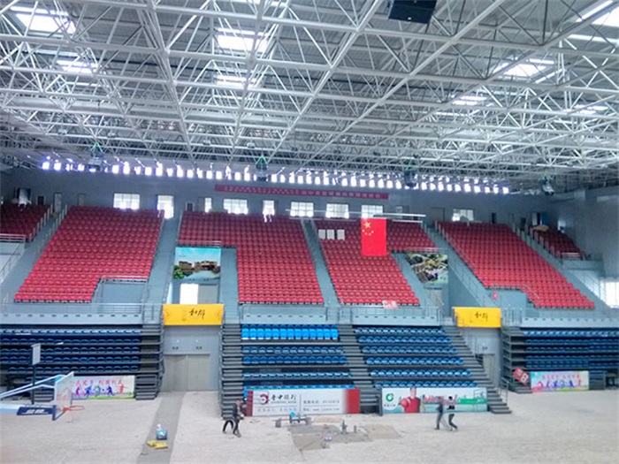 日喀则电厂体育馆网架加工